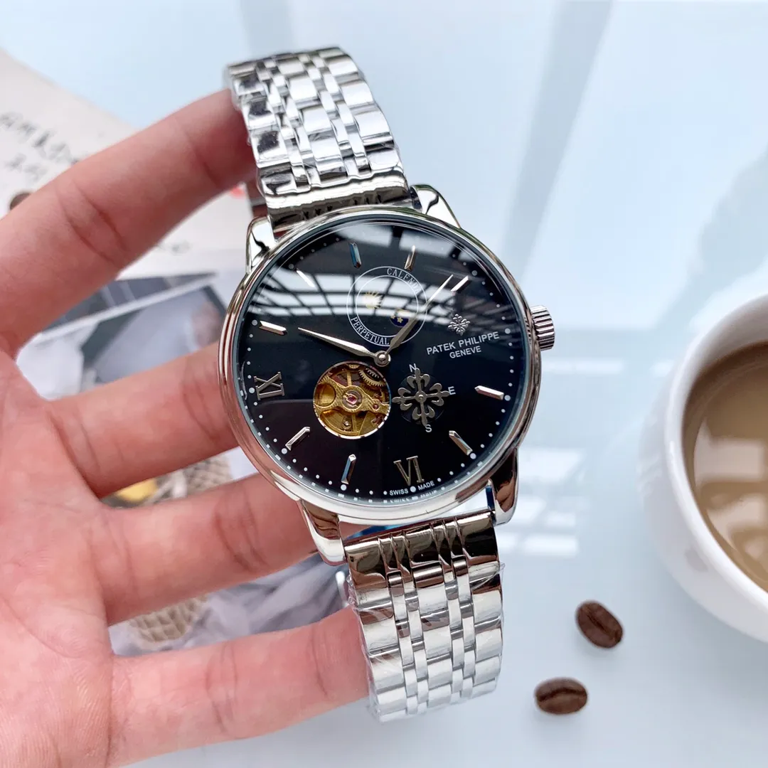 [Foreign trade import] 💰1280 Patek Philippe (top quality, grand appearance) 🎉🎉 [Type]: Fine men's watch (top) top [Strap]: Genuine leather strap (durable) [Movement]: Top mechanical movement (stable) [Material]: Mineral super strong mirror (wear-resistant) Exquisite quality Generous style Excellent temperament Wisdom and exclusivity [Size]: 42mm diameter and 12mm thick Hot sale on the market! Welcome to reprint!